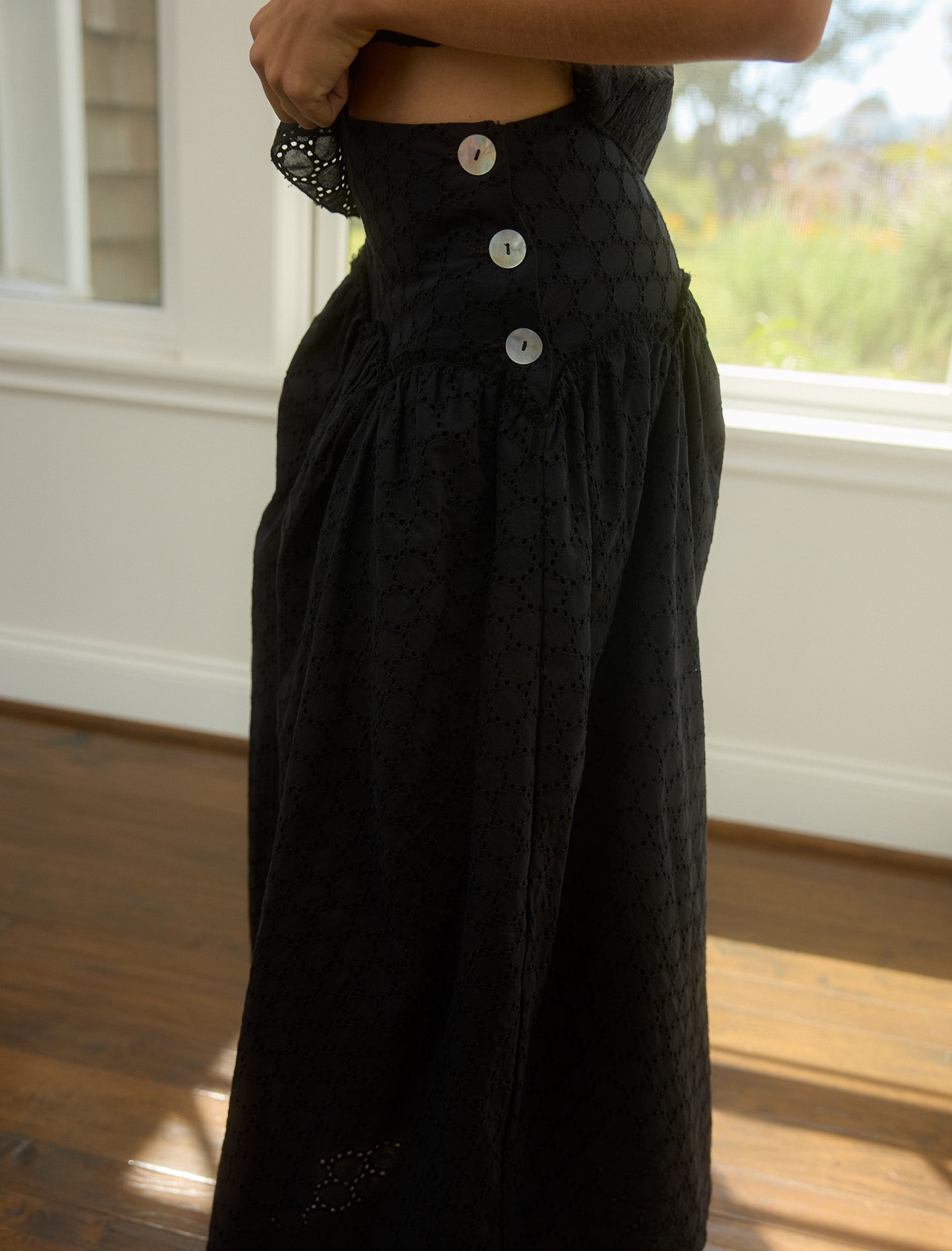 The Petal Skirt in Blackberry