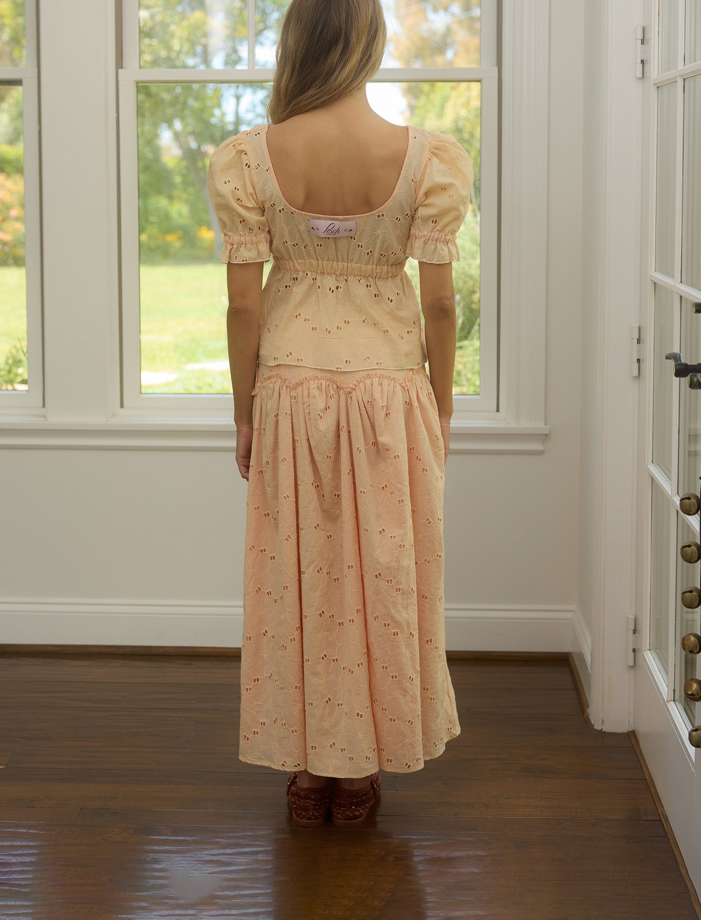 The Petal Skirt in Sweet Peach