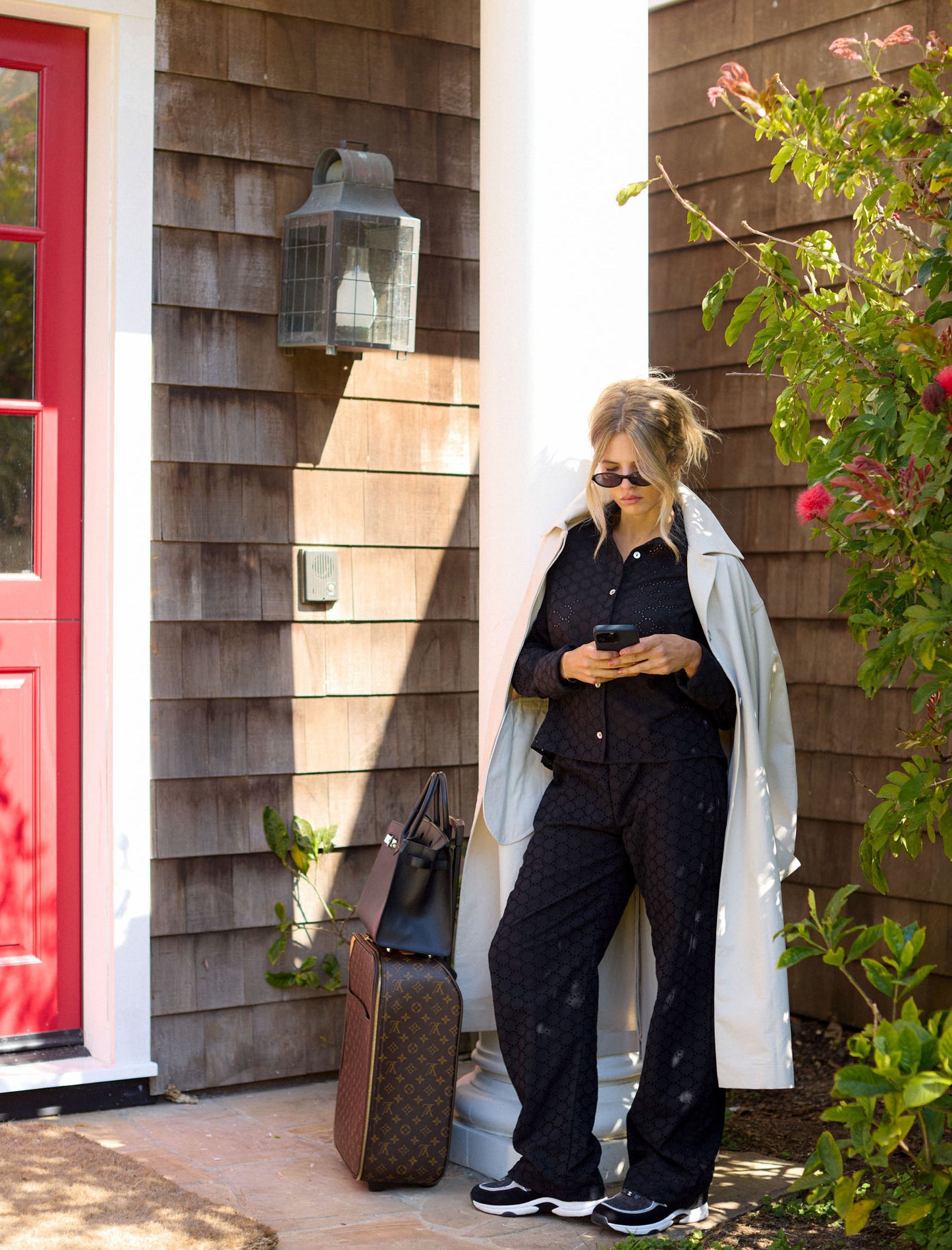 The Cloud Pant in Blackberry
