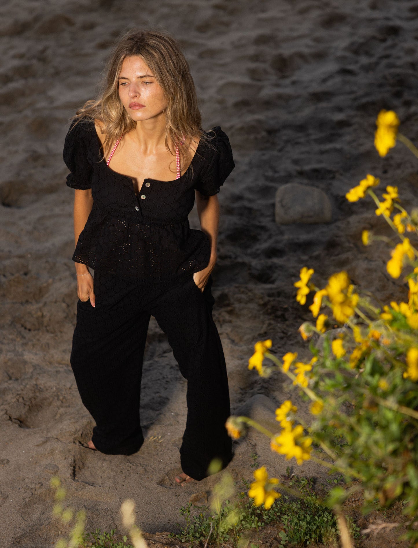 The Lille Blouse in Blackberry