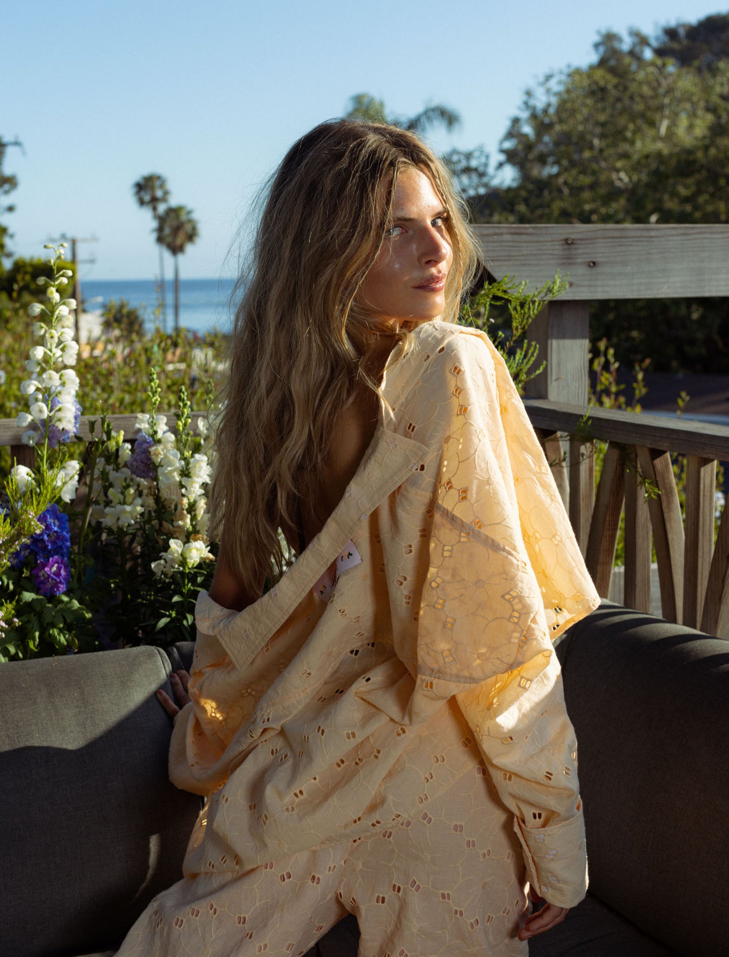 The Sunday Shirt in Sweet Peach