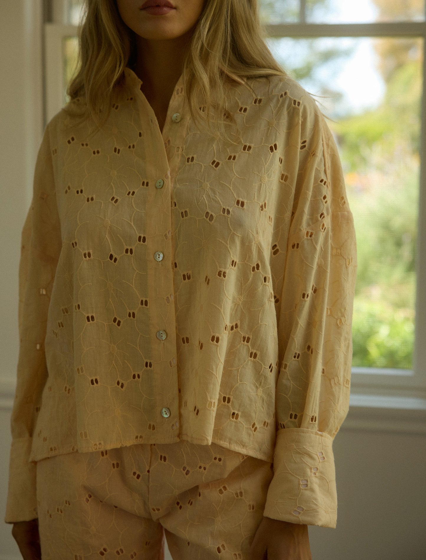 The Sunday Shirt in Sweet Peach