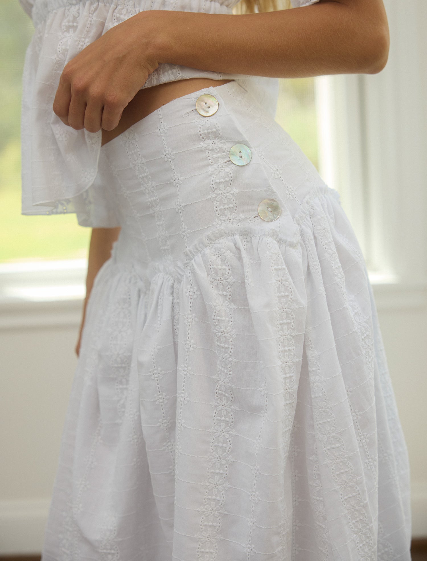 The Petal Skirt in Rice Flower