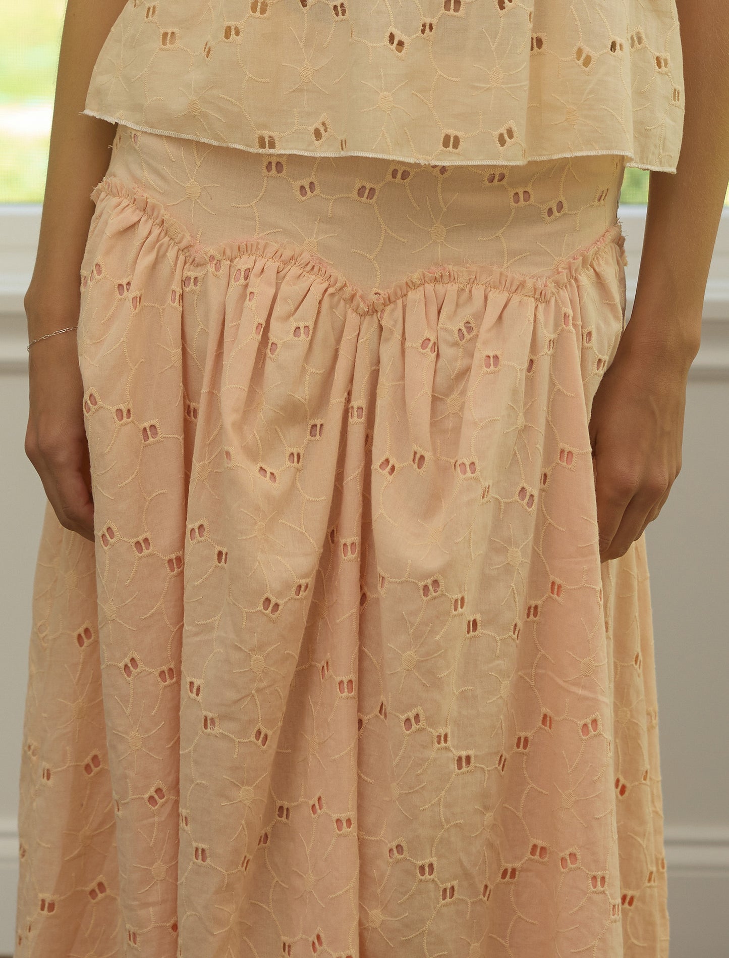 The Petal Skirt in Sweet Peach