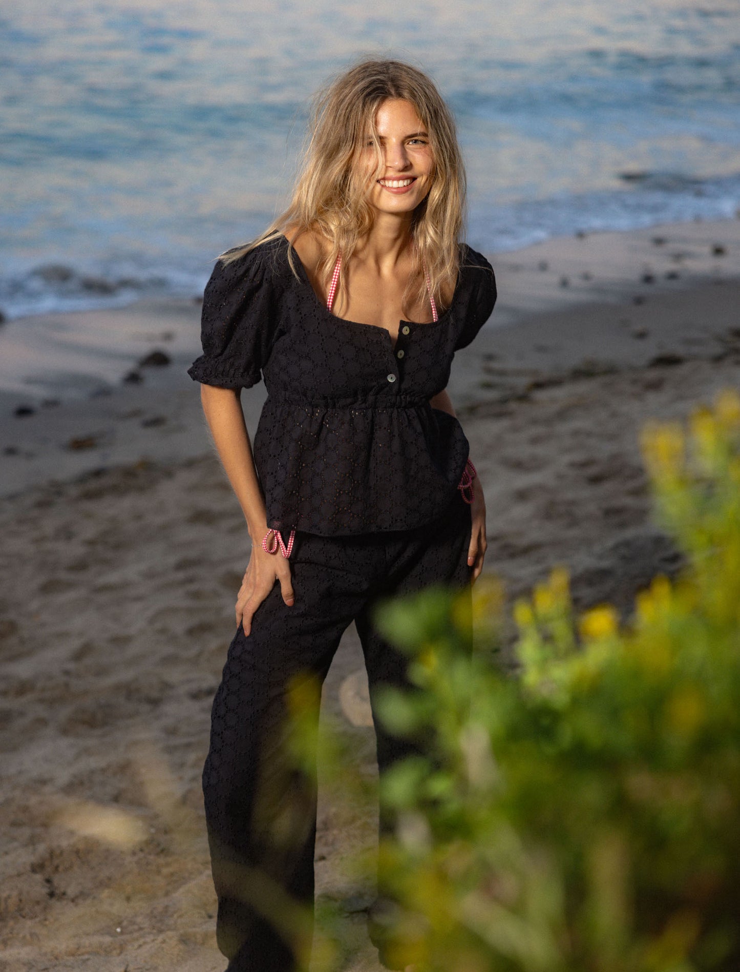The Lille Blouse in Blackberry