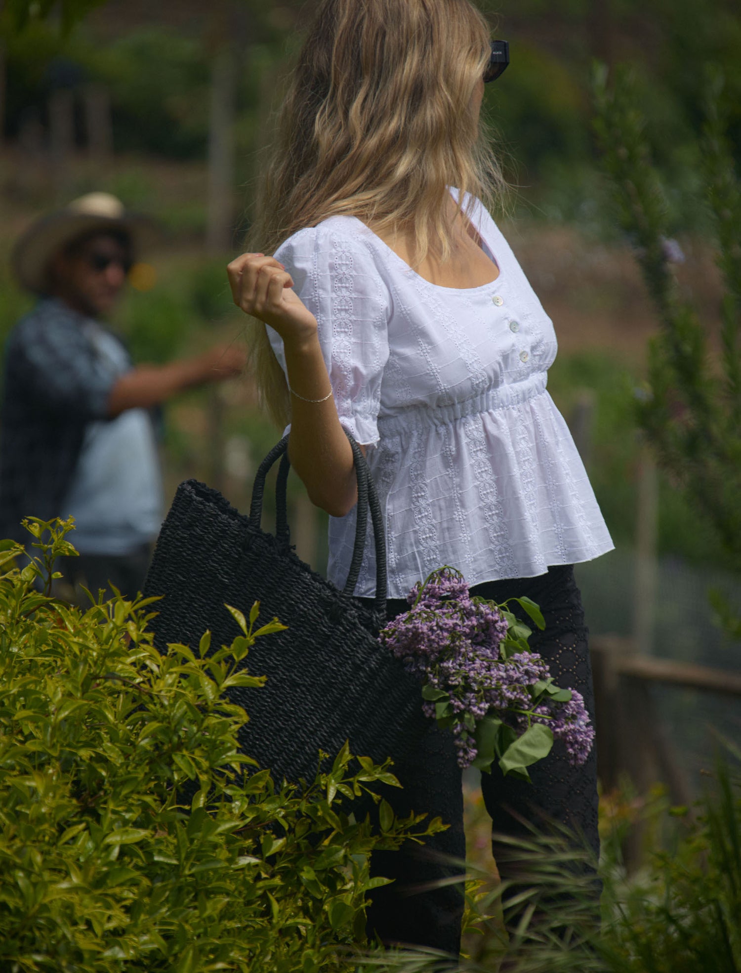 The Lille Blouse in Rice Flower