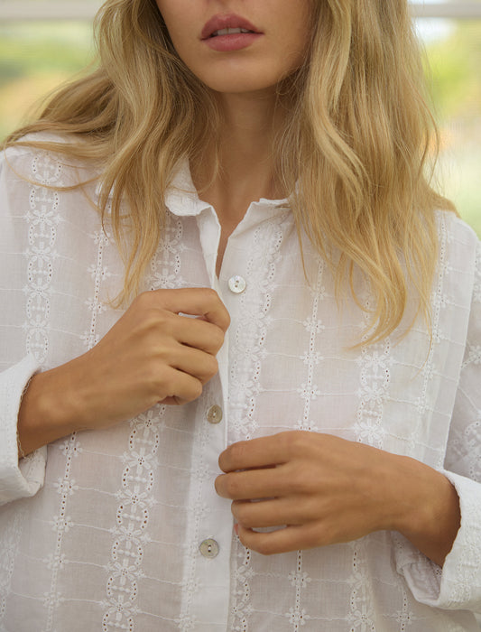 The Sunday Shirt in Rice Flower