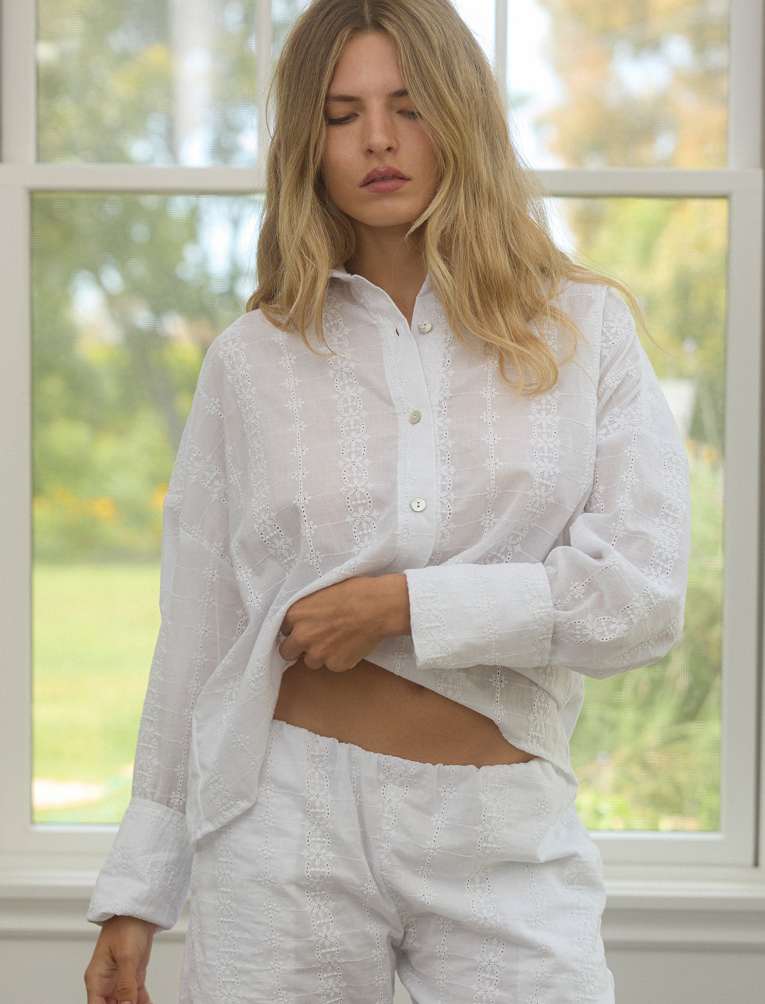 The Sunday Shirt in Rice Flower