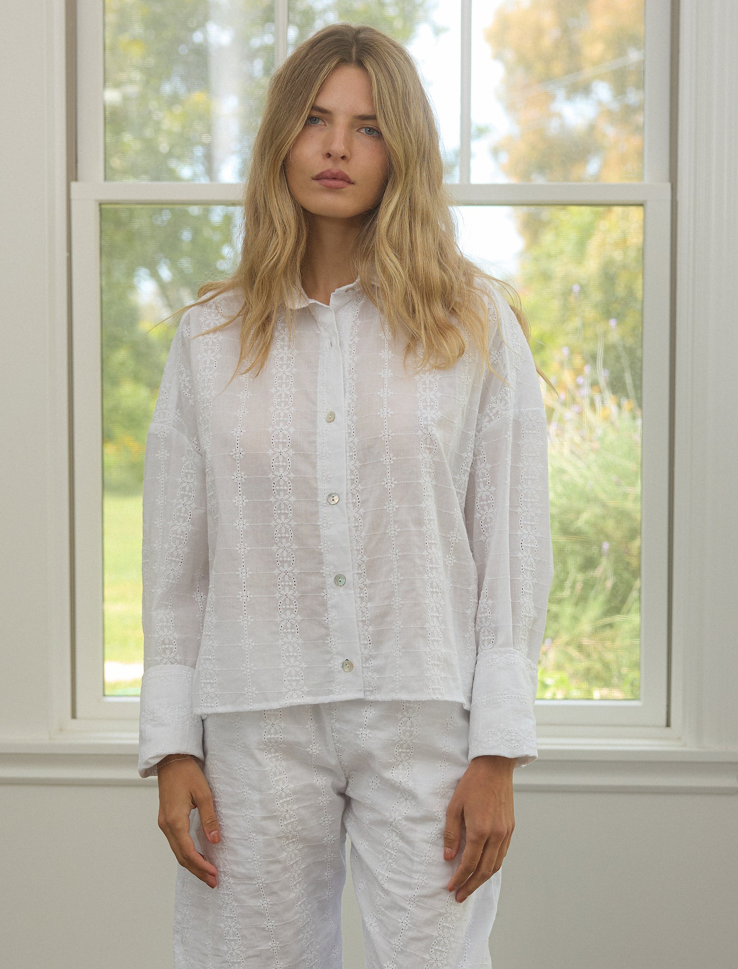 The Sunday Shirt in Rice Flower