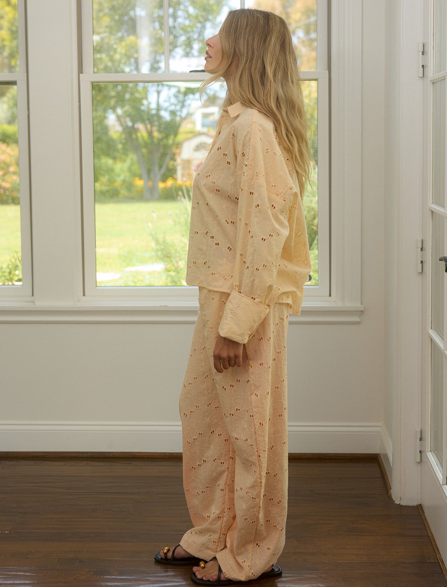 The Sunday Shirt in Sweet Peach